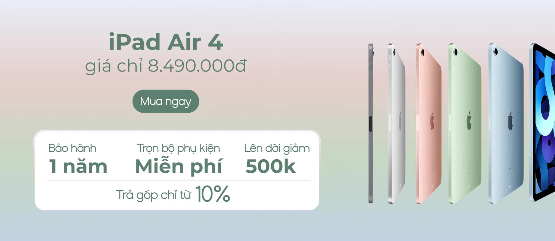 iPad air 4 banner