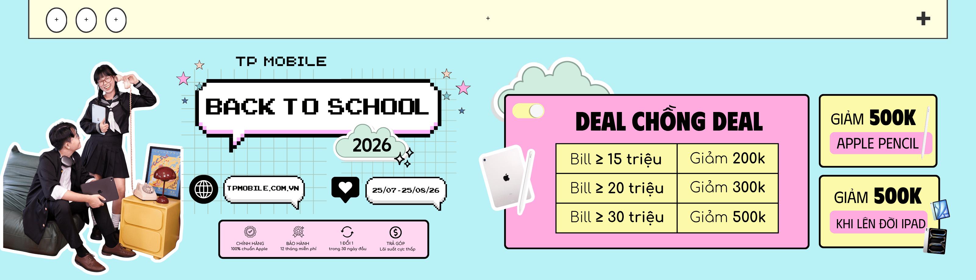 Back to school 2026 - Bìa trang chủ