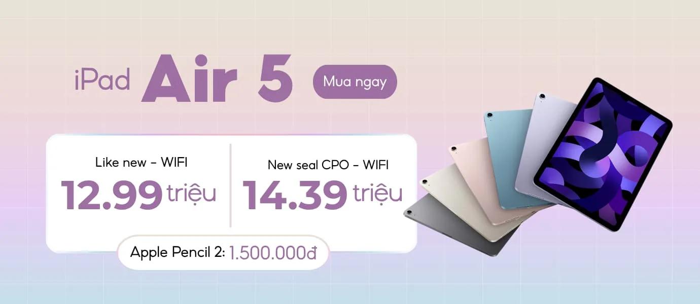iPad air 5 banner