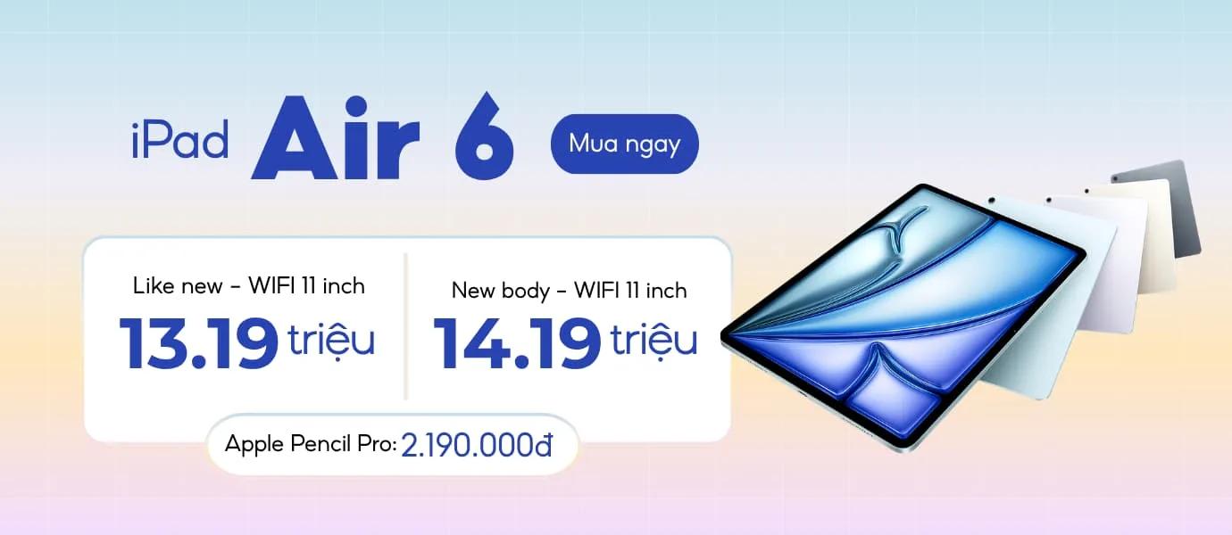 Ipad pro air 6 banner