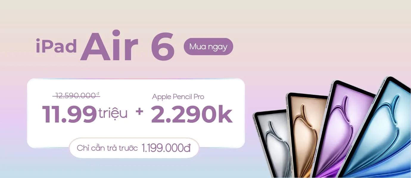 iPad air 6 banner